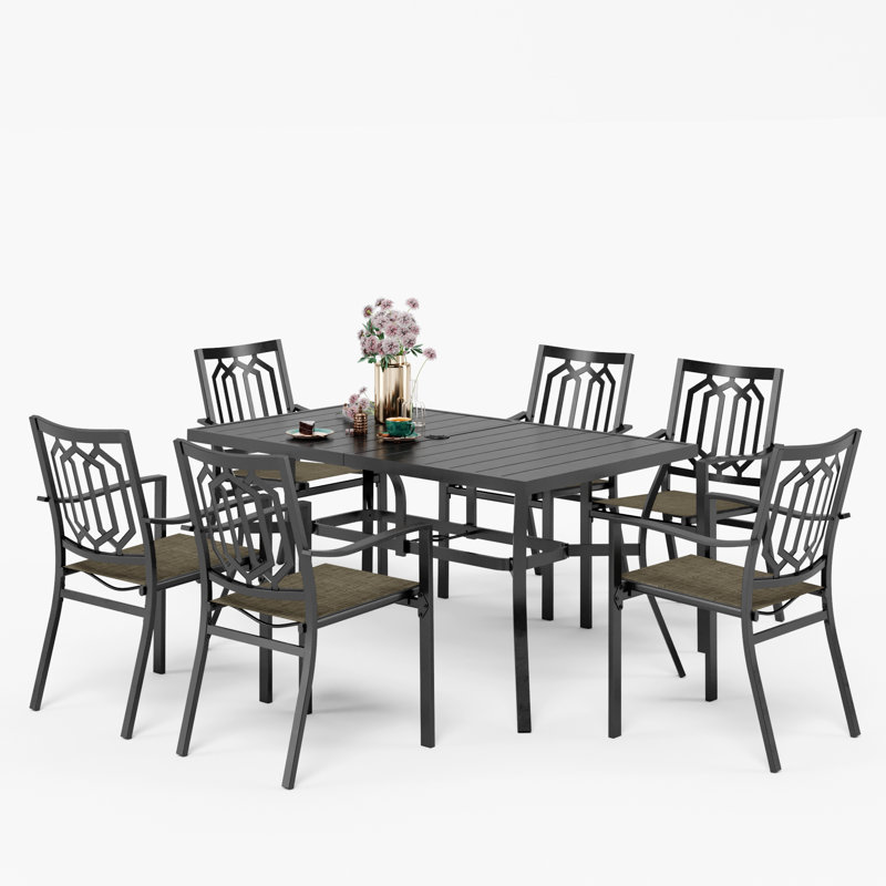 Ensemble de salle à manger pour 6 personnes Argyri