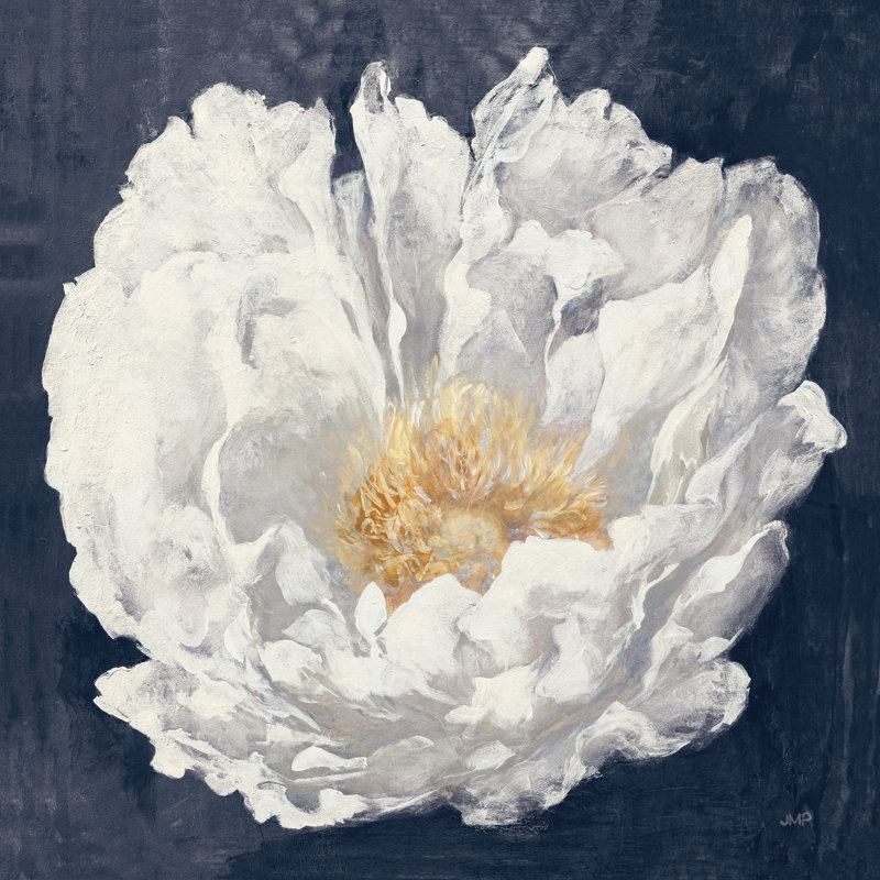 Serene Peony by Julia Purinton - Wrapped Canvas Print, 76cm H x 76cm W