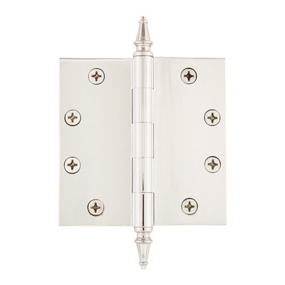 4.5'' x 4.5'' Brass Butt Bearing Hinge