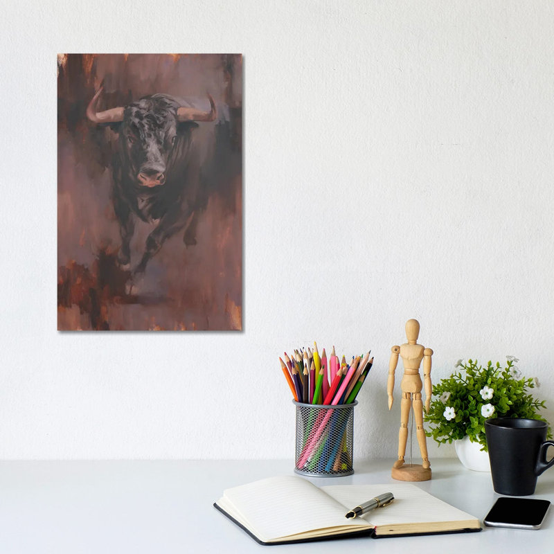 Focused II 1 Piece Wrapped Canvas Painting, 30.48cm H x 20.32cm W x 1.91cm D