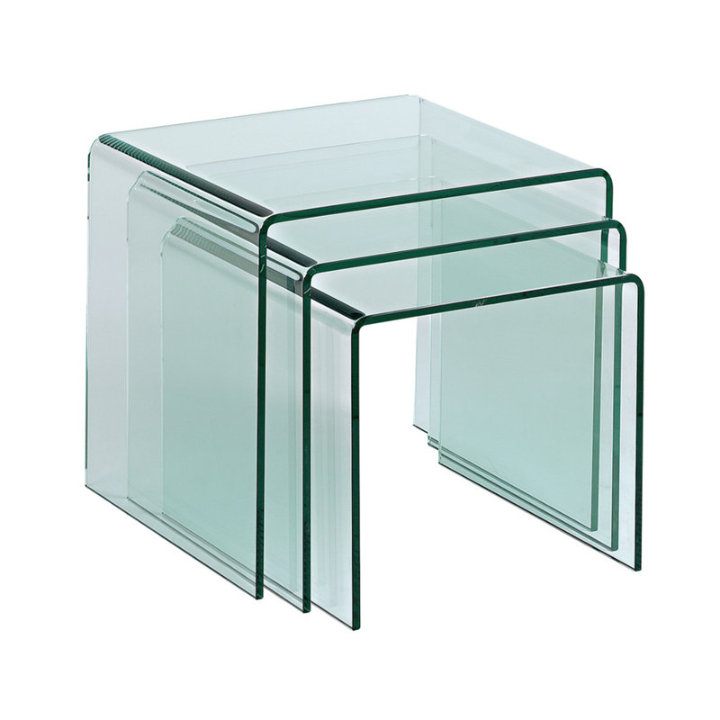 WATERFALL NESTING TABLE SET, Green