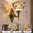 Baroque Tiffany Wall Lamp,Vintage Stained Glass Wall Sconce,