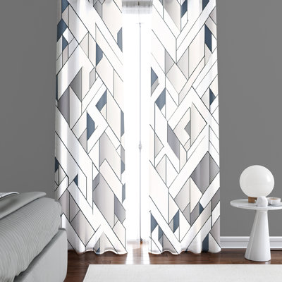 Bagent Semi Sheer Curtain Pair