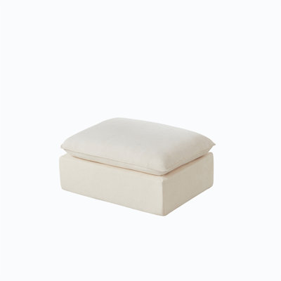 Modern Chenille Cloud Sofa (Only Including Ottoman) by Latitude Run