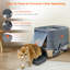 Cat Litter Box Plastic Enclosed Litter Box Enclosure with Built-in Scoop