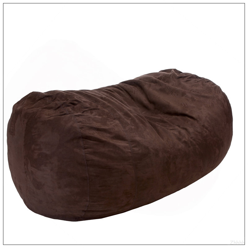 Fauteuil à billes Jasper Traditional, Microfibres brunes