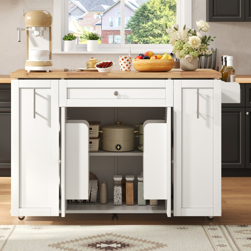 120 cm W Kitchen Island with Top