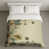 Beige / vert floral