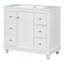 Ensemble de meuble-lavabo simple 36 po avec plateau en résine Clareatha-920727117