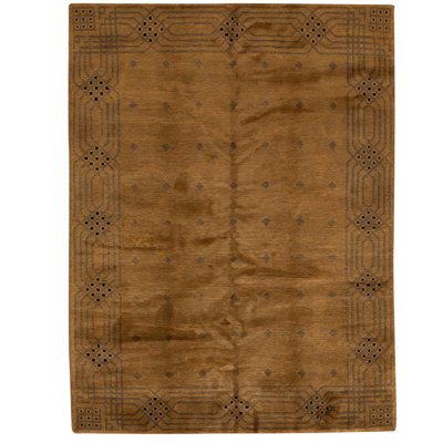 Tapis brun / beige de haute qualité