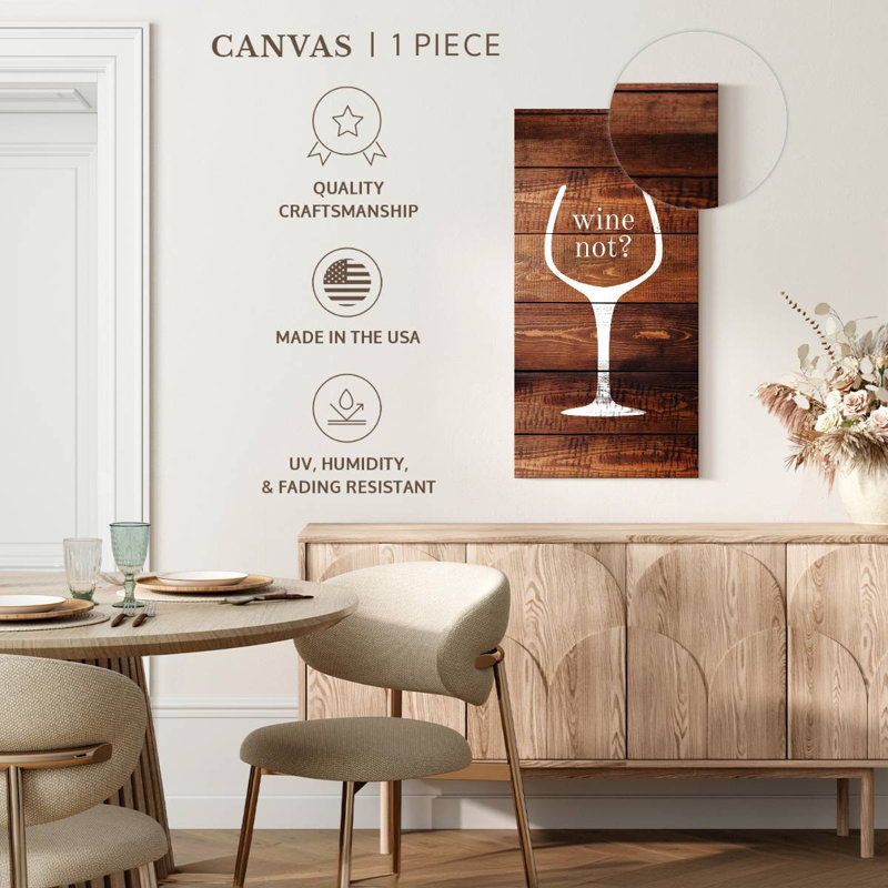 Wine Not, 36" H x 18" W