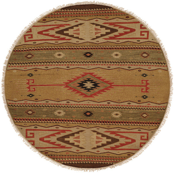 Metro Southwestern Indoor Rug, Round 8'