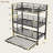Metal Twin Triple Bunk Bed with Trundle, Heavy-Duty Steel Frame, Safety Guardrails & Dual Ladders, Space-Saving Modern Design-1767714141