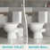 Macerating Toilet System, Powerful & Durable, Upflush Toilet for Basement Macerator Pump Toilet with AC Vent & 4 Water Inlets SUPERFLO