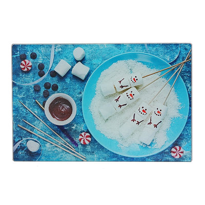 iH casadécor 2-Piece Glass Cutting Board Set