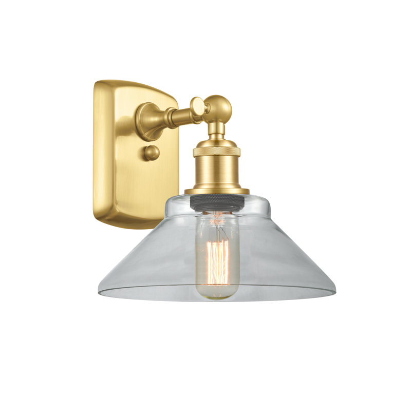 Reede Armed Sconce, Satin Gold