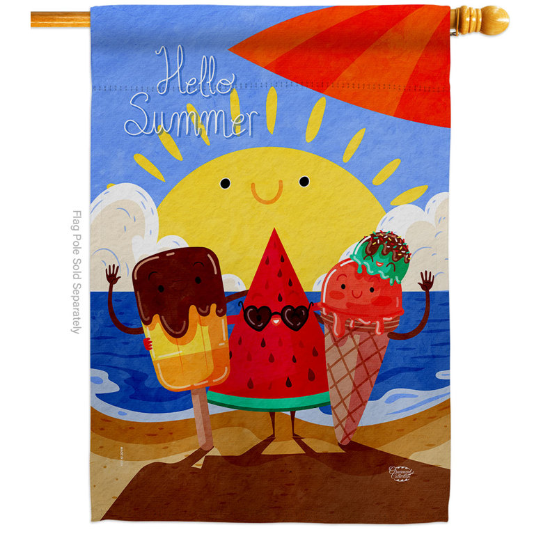 Double Sided Polyester Garden Flag, 40" H x 28" W