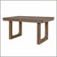 Table de salle à manger extensible de 60 à 78 po, table de cuisine en bois de ferme avec rallonge amovible, grande table extensible pour 4 à 8 personnes, noyer-129107257
