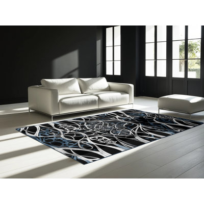Midnight Blossom Rug