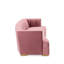 Encompass Velvet Curved 85'' Tuxedo Arm Sofa-1140309121