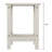36*36*47Cm Single Layer Square Hdpe Side Table White-2096602030