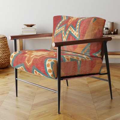 Chaise avec accoudoirs rembourrée Arlyn