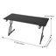 Adjustable Metal Base Writing Desk