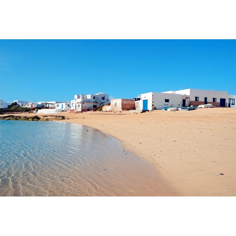 Caleta Del Sebo In La Graciosa by Nito100 - Wrapped Canvas Print, 30cm H x 46cm W