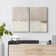 Minimal Landscape Beige Tan Abstract Grunge Modern Art Minimalist Neutral Decor Frame 2 Pieces Picture - Canvas Print
