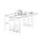 Brown+Black+Clear Rectangular Solid Wood+Iron+Acrylic desks-107397899