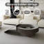 Rond Kirsty avec rangement rabattable et base robuste-896039291