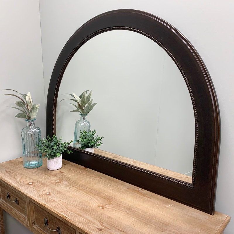 Miroir pleine longueur biseauté moderne et contemporain d'Aucion, Bronze huilé