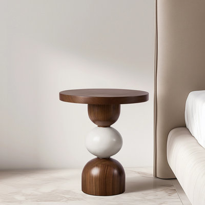 Modern Solid Wood End Table