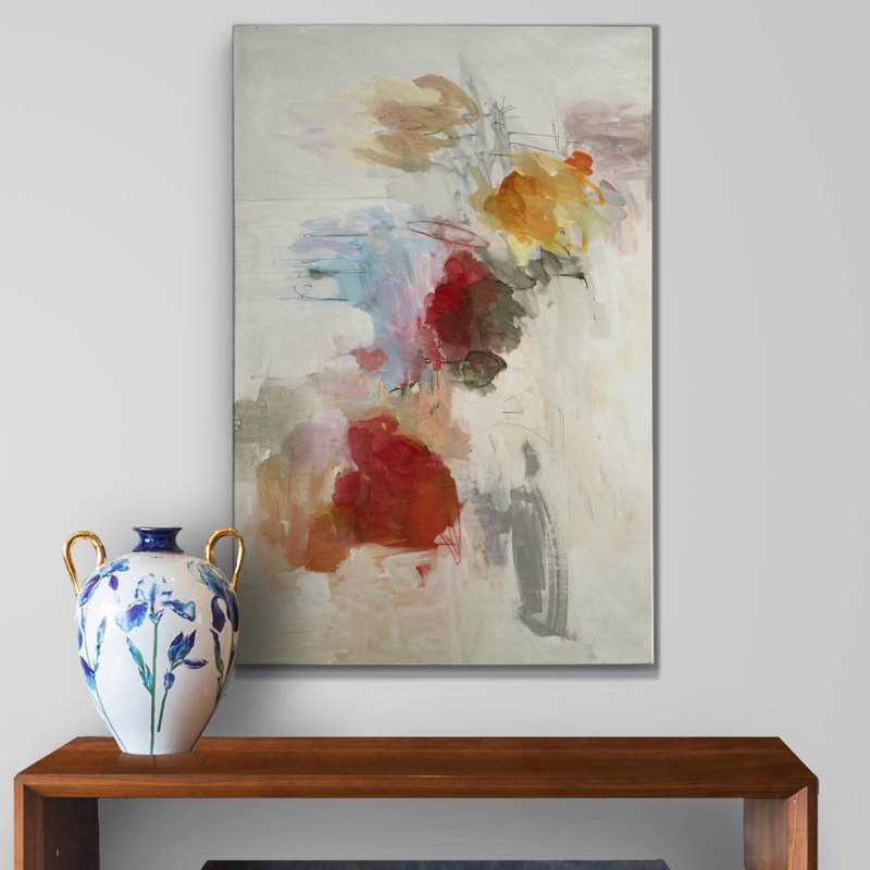 « bound no ii », peinture sur toile tendue, H 40 po x l 30 po x P 1 po