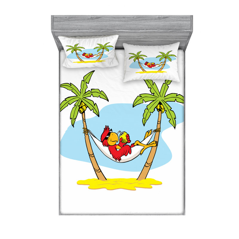 Microfiber Sheet Set, Queen Sheet Set + Fitted Sheet + 2 Pillowcases