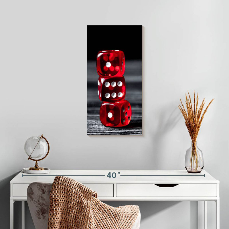 Dice, 24" H x 12" W