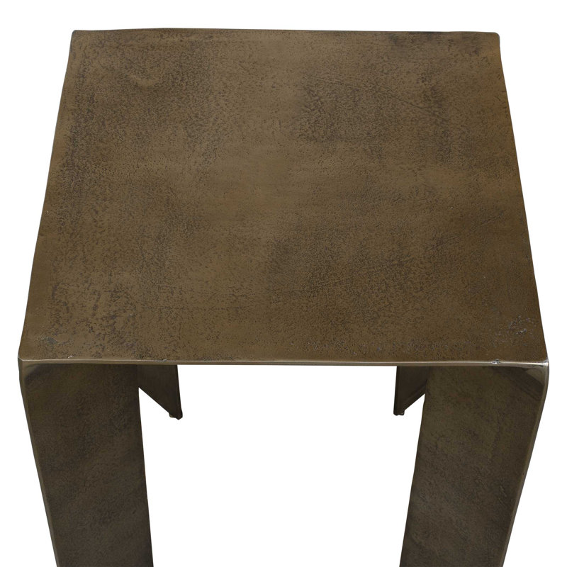 Uttermost Reade Brass Outdoor Accent Table