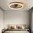 20'' Crystal Ceiling Fan With Dimmable Led Light, App & Remote Control, 3 Cct, Flush Mount For Bedroom-1216684885-1216684874
