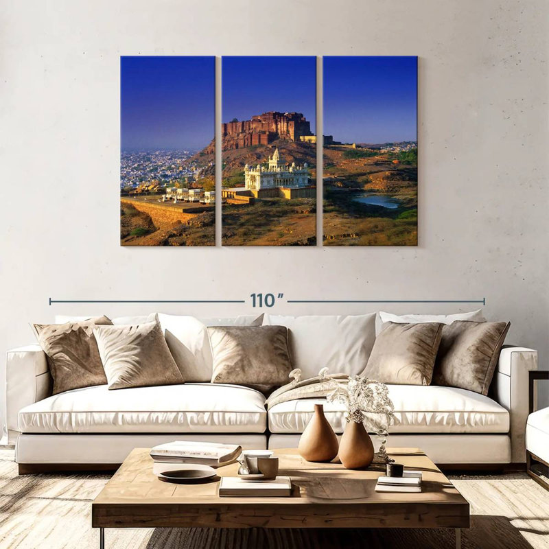 Jodhpur City, 48" H x 74" W