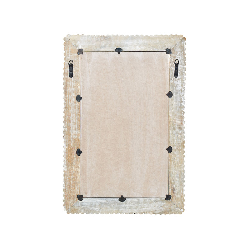 Kamthe Solid Wood Rectangle Mirror