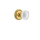 Rope Rosette with Crystal Meadows Knob