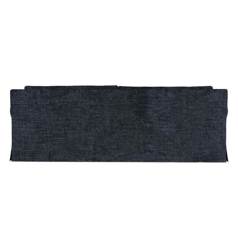 Sofa, Velvet Silver Streak, 34" H x 96" W x 38" D