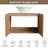 Rarnby 30" Single Sink Wall Mounted Bathroom Vanity, Floating Vanity with 2 Doors, White Ceramic Sink-128651756-128651760