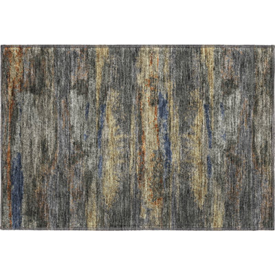 Tapis graphite de qualité supérieure lavable à la machine Prisco