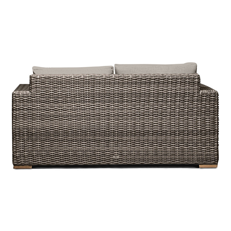 Dune Outdoor 2 - Seat Loveseat, Cast Silver Sunbrella®