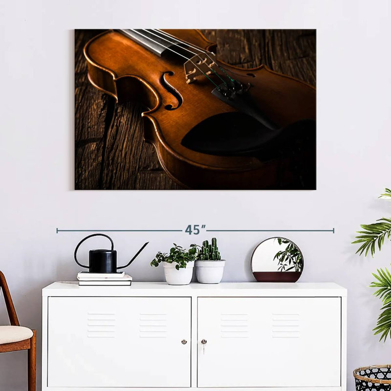 Abarca Violin Woodgrain, 26" H x 39" W