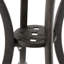 Outdoor 19" Cast Aluminum Side Table