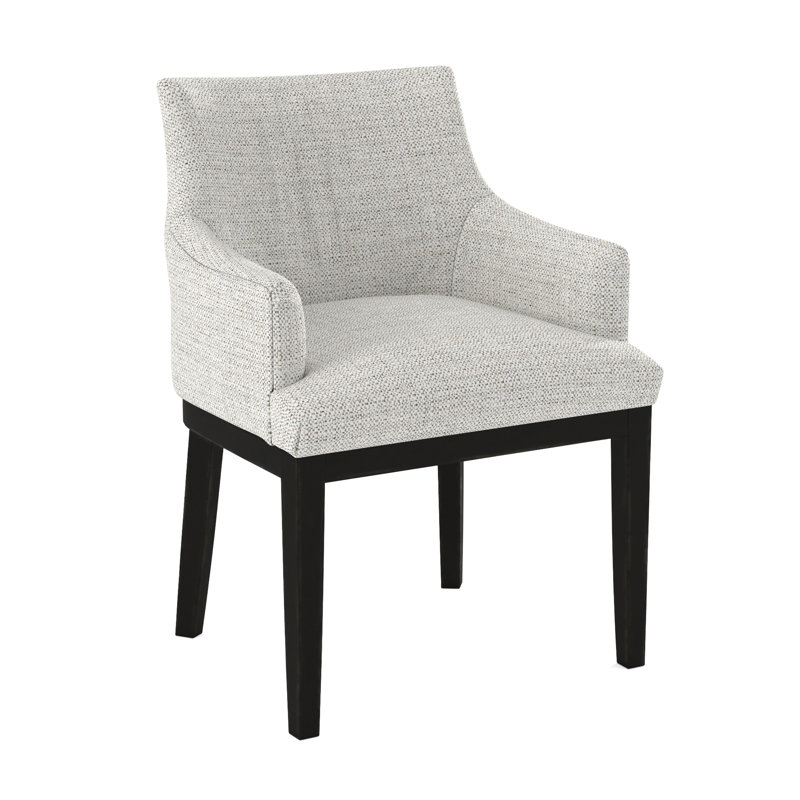 19'' H Upholstered Armchair, Espresso, 61703-88