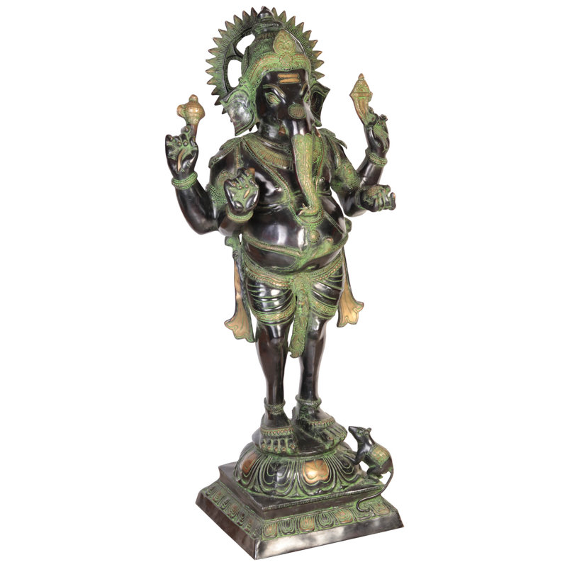 Statue Chaturbhuja debout Ganesha