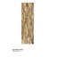 Panneau mural en bois d'ingénierie de 12 po x 48 po Matrix en brun récupéré Matrix